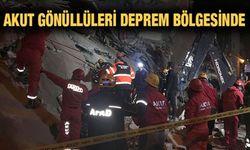 AKUT Trabzon ve Rize Gönüllüleri Elazığ'da