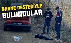 Rize'de Jandarma Ekipleri Kaybolan Keçileri Drone ile Buldu