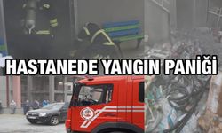 Rize'de Hastanenin Ecza Deposunda Yangın Çıktı