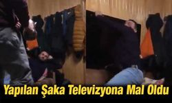 Demlik Şakası Yapan Kuzenini Televizyonla Kovaladı