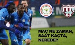 Çaykur Rizespor-Beyçimento Bandırmaspor Maçı Ne Zaman, Saat Kaçta, Hangi Kanalda?