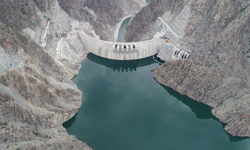 Yusufeli Barajı'nda Su Seviyesi 145 Metreyi Aştı