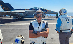Selçuk Bayraktar, ABD Uçak Gemisinde Tatbikatı İzledi