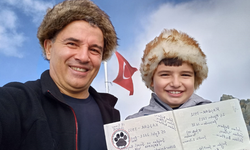 10 Yaşındaki Dağcı, Profesör Babasıyla Birlikte 2'nci Kez Kaçkar'a Tırmandı