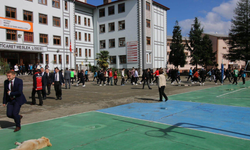 Rize'deki Lisede Afet Tatbikatı Yapıldı