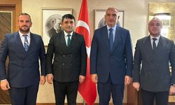 MHP Rize Heyeti, Bakan Ersoy'u Ziyaret Etti