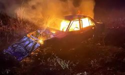 Şarampole Devrilen Otomobil Alev Aldı; Aynı Aileden 6 Ölü, 1 Yaralı