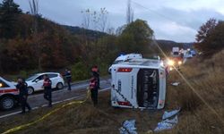 Amasya'da Otobüs Devrildi: 27 Yaralı