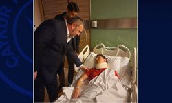 Başkan Turgut, Meler'i Hastanede Ziyaret Etti