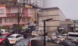 Rize'de Yağmur Sonrası Trafik Yoğunluğu