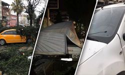 Rize'de Fırtınadan 13 Araç Zarar Gördü