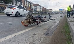 Otomobil, Bisiklete Çarptı; İşe Giderken Öldü