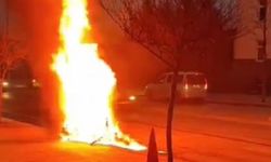 Polise Alkollü Yakalanınca Aracını Ateşe Verdi