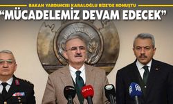 Bakan Yardımcısı Karaloğlu Rize'de İncelemelerde Bulundu