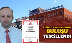 RTEÜ'lü Akademisyenin Buluşu Tescillendi