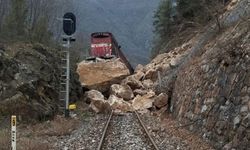 Demiryolunda Heyelan: Yük Treni Raydan Çıktı