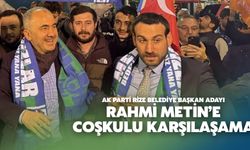 Rahmi Metin'e Rize'de Coşkulu Karşılaşama