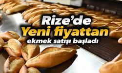 Rize'de Bugün İtibariyle Ekmeğin Fiyatı Değişti