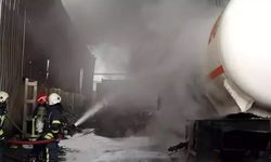 Fabrikada Patlama Sonrası Yangın Çıktı