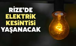 DİKKAT - Rize'de Elektrikler Kesilecek!
