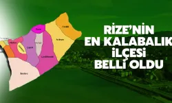 Rize'nin En Kalabalık İlçesi Belli Oldu