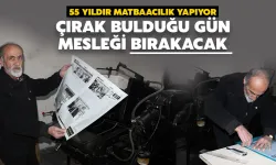 55 Yıldır Matbaacılık Yapıyor, Bir Çırak Bulduğu Gün Mesleği Bırakacak