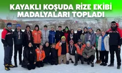 Rize Ekibi, Kayaklı Koşuda Madalyaları Topladı