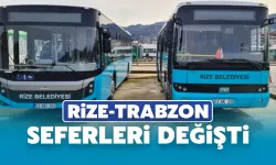 Rize-Trabzon Belediye Otobüs Seferleri Değişti