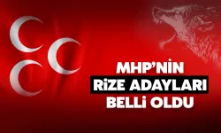MHP, Rize'de İlçe ve Belde Adaylarını Açıkladı