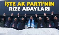 Cumhurbaşkanı Erdoğan, Rize Adaylarını Tanıttı