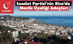 Saadet Partisi’nin Rize’de Meclis Üyeliği Adayları