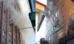 Samsun’da 8 Katlı Apartmanda Yangın
