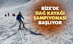 Rize’de Dağ Kayağı Şampiyonası Başlıyor