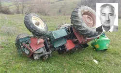 Devrilen Traktörün Sürücüsü Hayatını Kaybetti