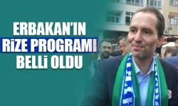 Fatih Erbakan’ın Rize Programı