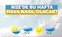 Rize'de Bu Hafta Hava Nasıl Olacak?