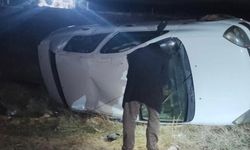 Konya’da otomobil takla attı: 1 yaralı