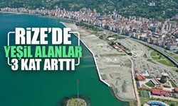 Rize’de Yeşil ve Sosyal Alanlar 3 Kat Arttı