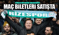 Çaykur Rizespor-MKE Ankaragücü Maçının Biletleri Satışa Çıktı