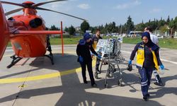 Ambulans Helikopter Yeni Doğmuş Bebek İçin Havalandı