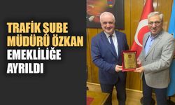 Trafik Şube Müdürü Özkan, Emekli Oldu