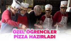 Rize'de Özel Öğrenciler Pizza Hazırladı