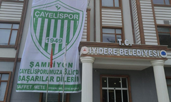 İyidere'de Çayelispor Bayrakları Dalgalanıyor!
