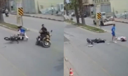İki Motosikletli Çarpıştı, 2 Kişi Yaralandı