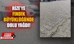 Rize’de Mayıs Ayının Sonunda Dolu Yağdı!