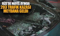 Rize'de Mayıs Ayında 203 Trafik Kazası Meydana Geldi