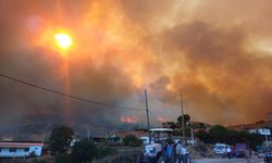 Manisa’daki Orman Yangını Evleri Tehdit Etti