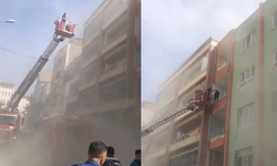 6 Katlı Binada Yangın Paniği: 5 Kişi Kurtarıldı