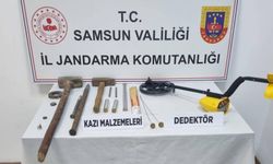 Samsun'da Defineciler Suçüstü Yakalandı