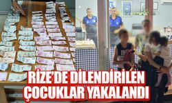 Rize'de Aileler Tarafından Dilendirilen Çocuklar Yakalandı